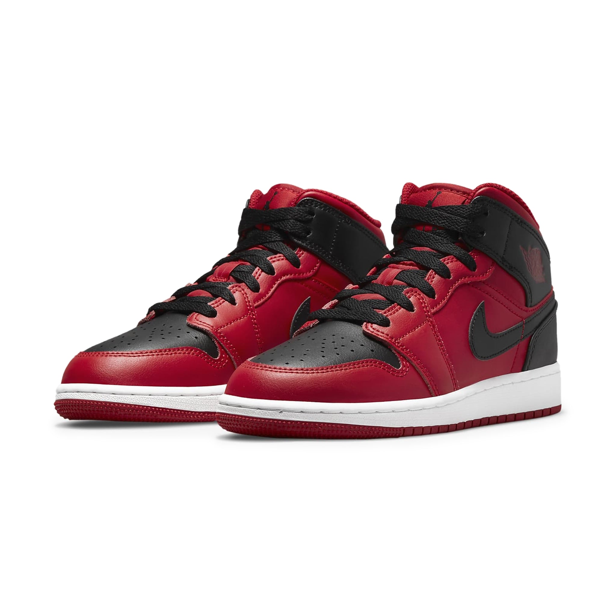 Air Jordan 1 Mid Reverse Bred GS shoes