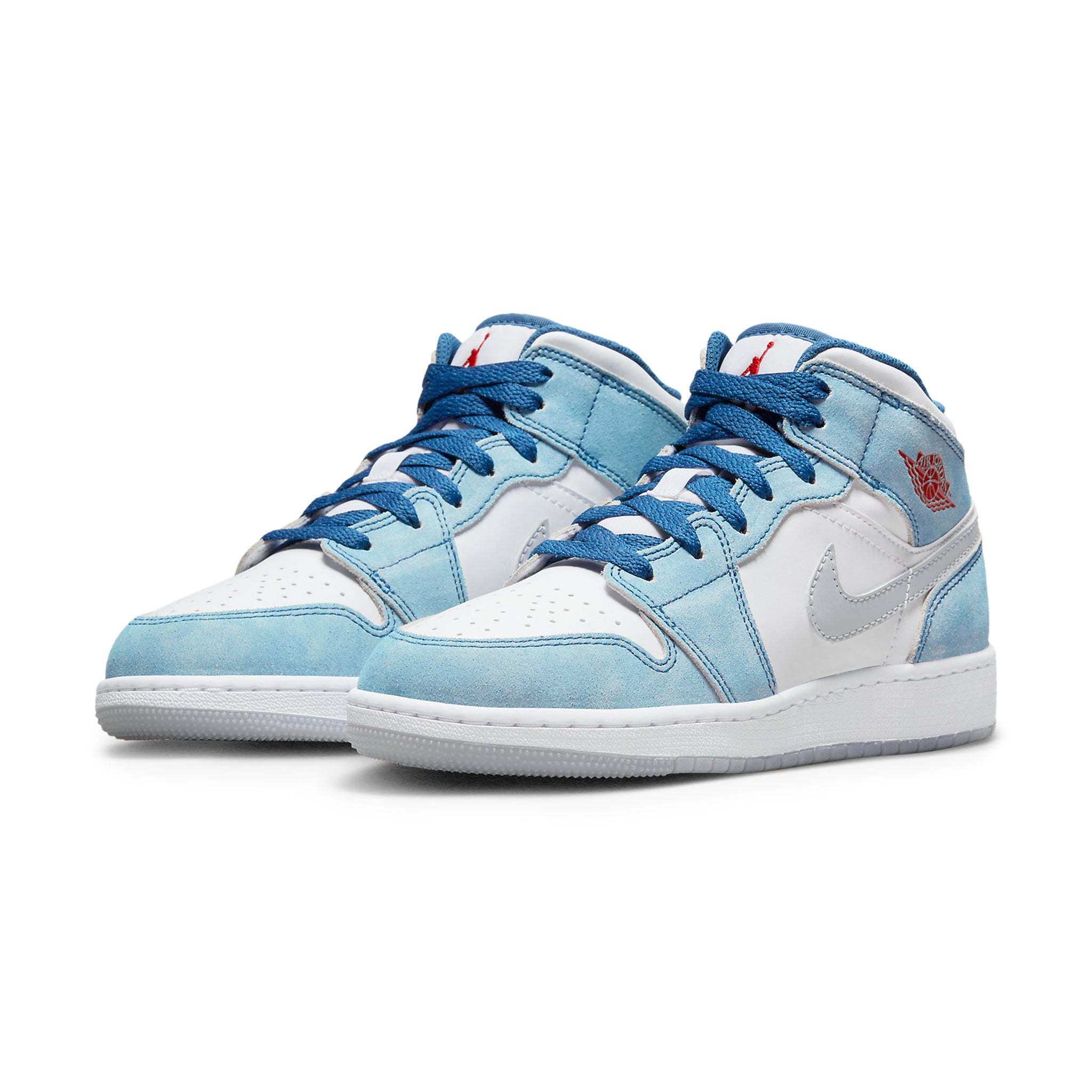 Air Jordan 1 Mid SE French Blue Light Steel (GS) - Shop Now