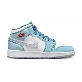 Air Jordan 1 Mid SE French Blue Light Steel (GS) - Shop Now