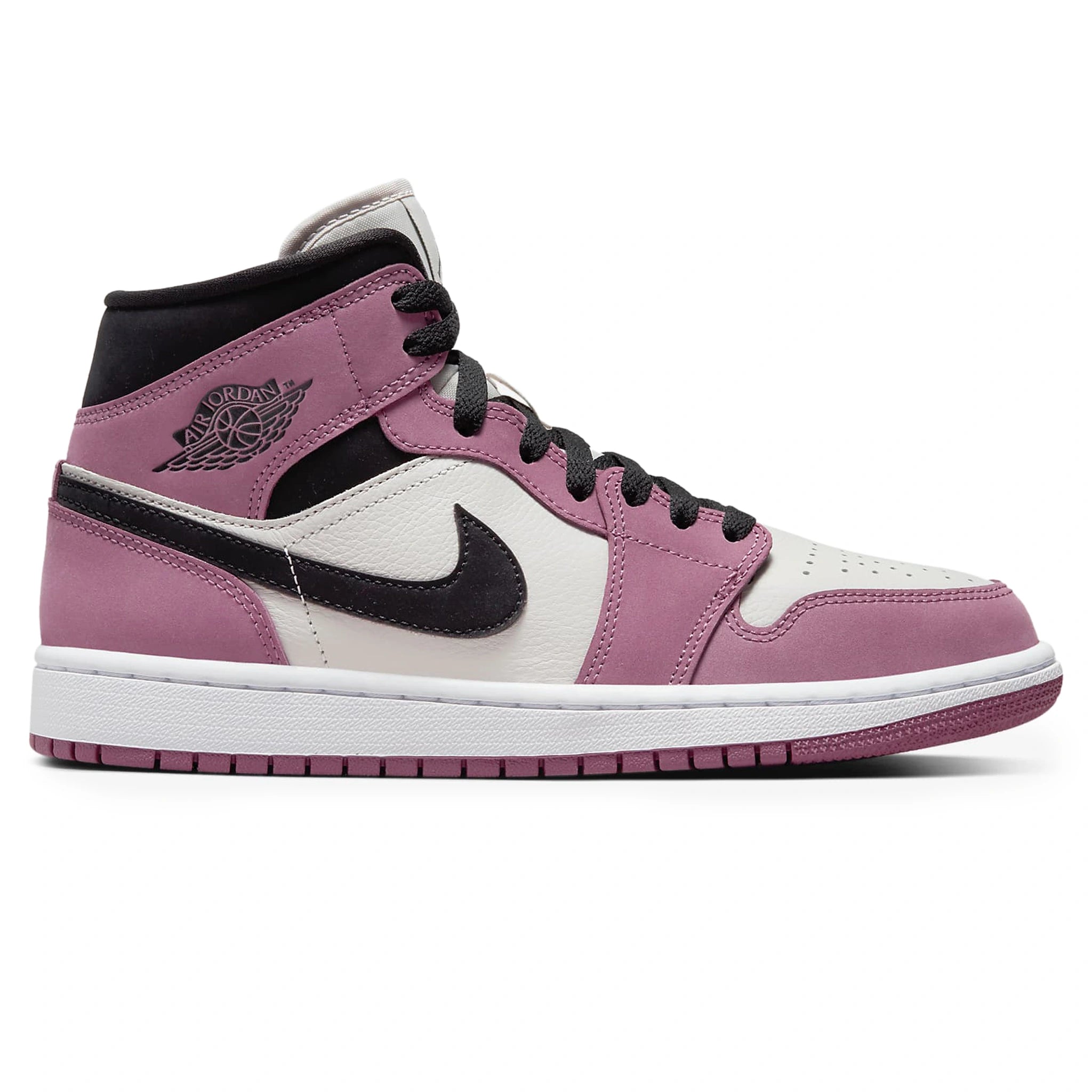 Air Jordan 1 Mid SE Women's Shoes Berry Pink