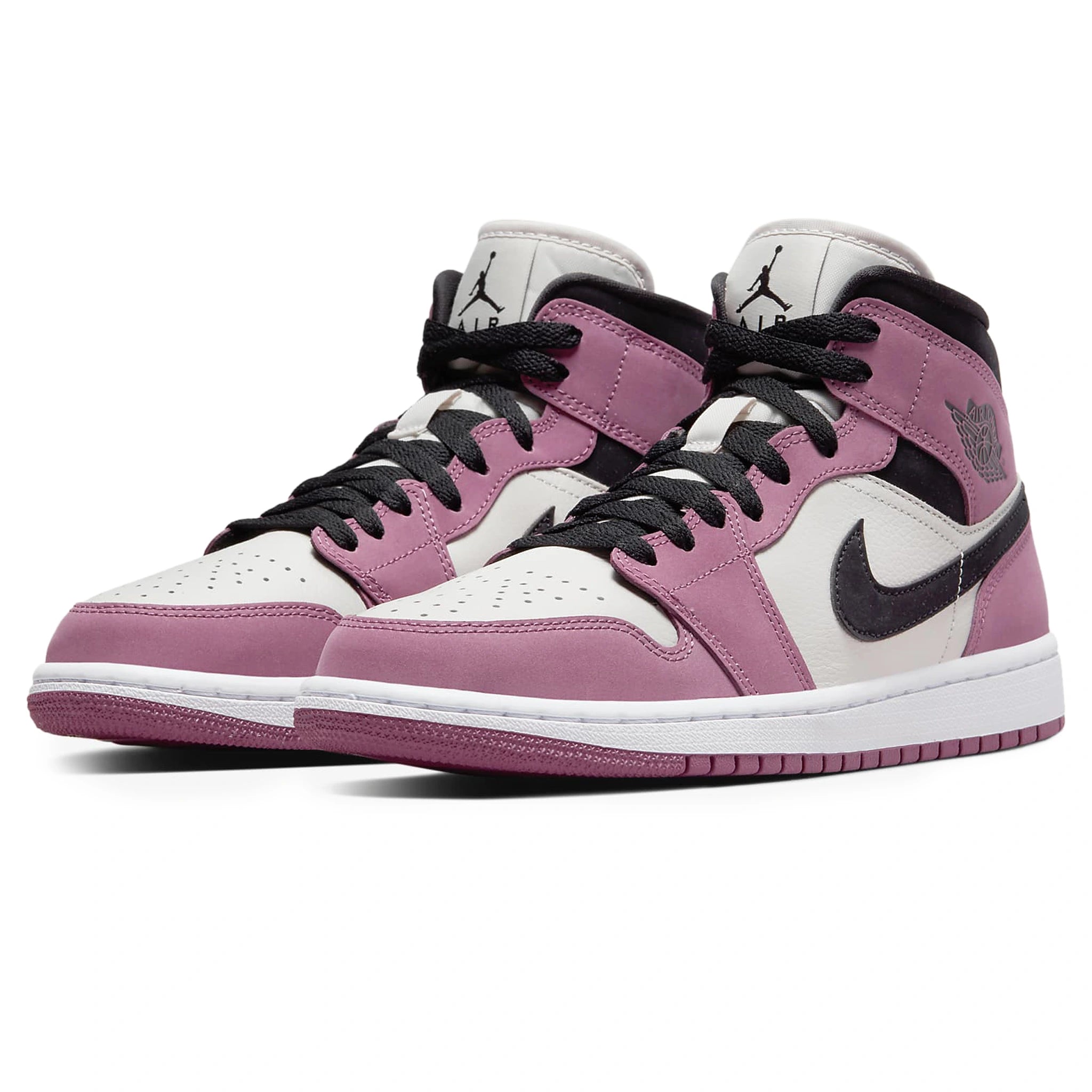 Air Jordan 1 Mid SE Women's Shoes Berry Pink