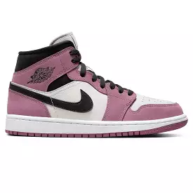 Air Jordan 1 Mid SE Women's Shoes Berry Pink