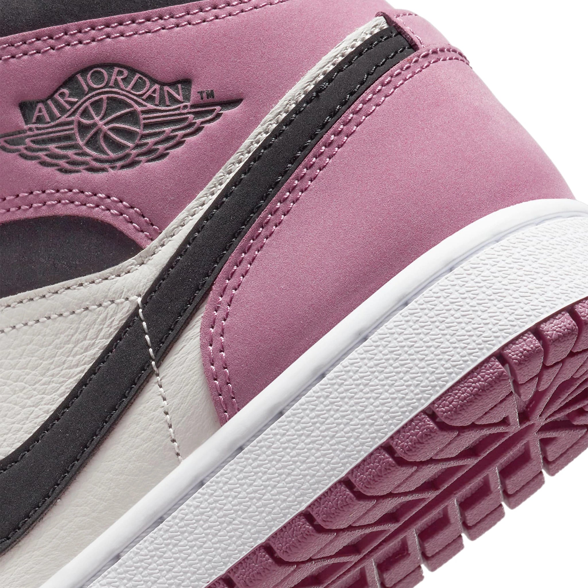 Air Jordan 1 Mid SE Women's Shoes Berry Pink