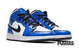 Air Jordan 1 Mid Signal Blue GS 2021