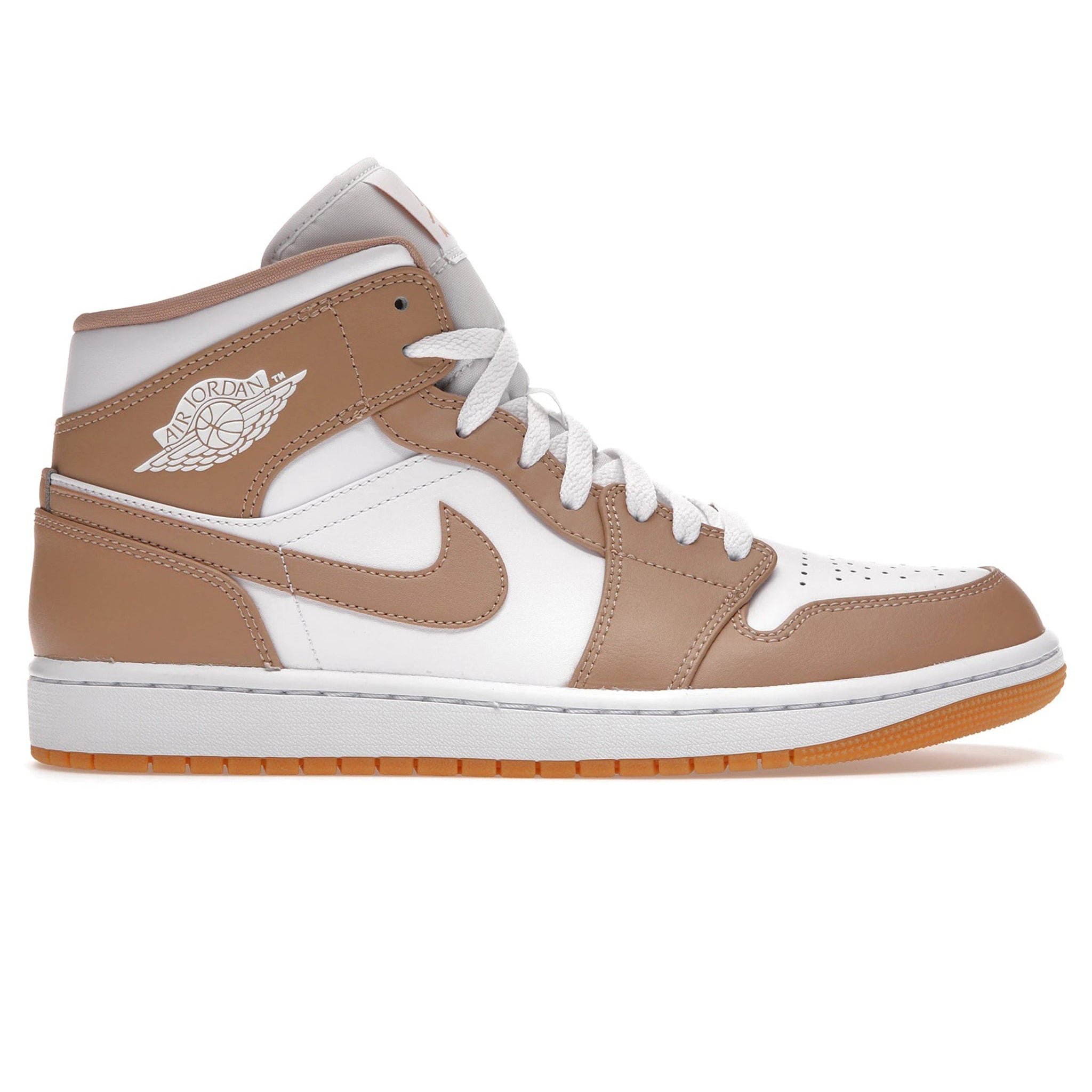 Air Jordan 1 Mid Tan Gum - Google SEO friendly result: Shop the Air Jordan 1 Mid Tan Gum Sneakers Now!