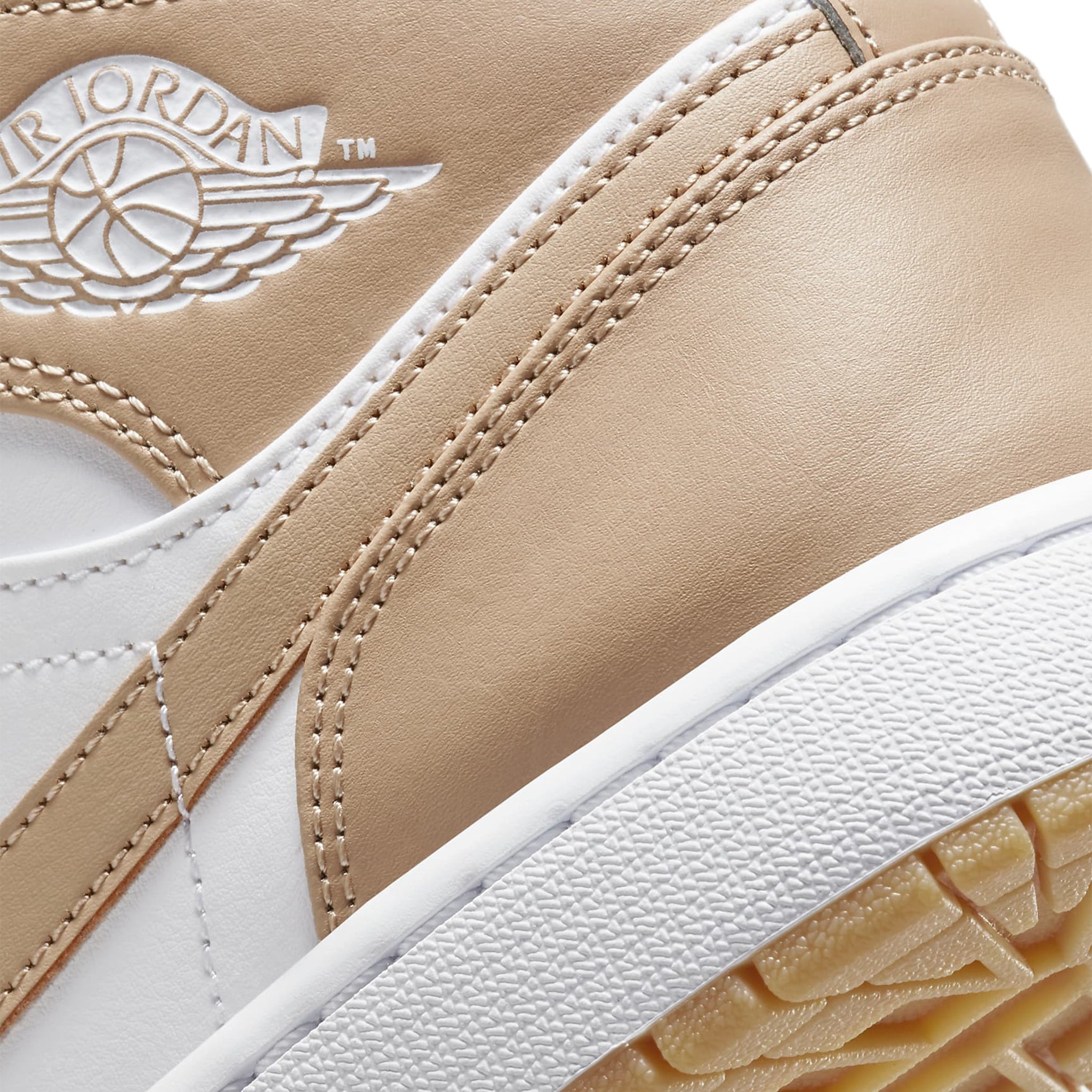 Air Jordan 1 Mid Tan Gum - Google SEO friendly result: Shop the Air Jordan 1 Mid Tan Gum Sneakers Now!