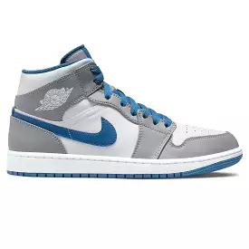 Air Jordan 1 Mid True Blue Cement - A highly sought-after sneaker option for sneakerheads.