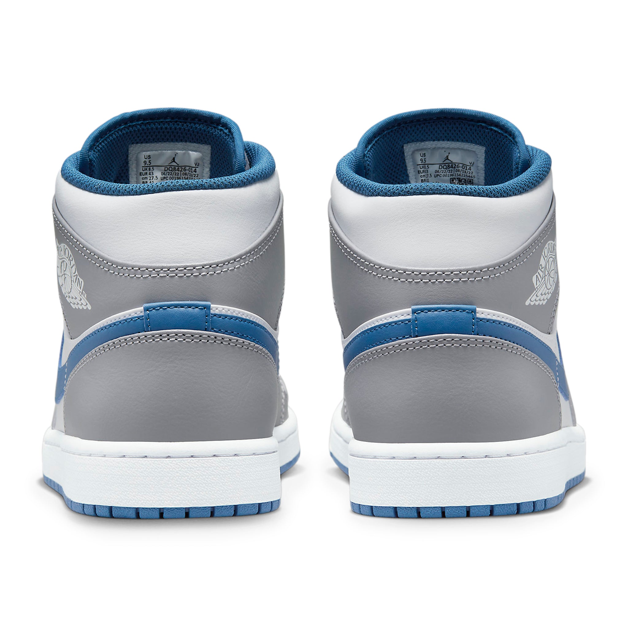 Air Jordan 1 Mid True Blue Cement - A highly sought-after sneaker option for sneakerheads.