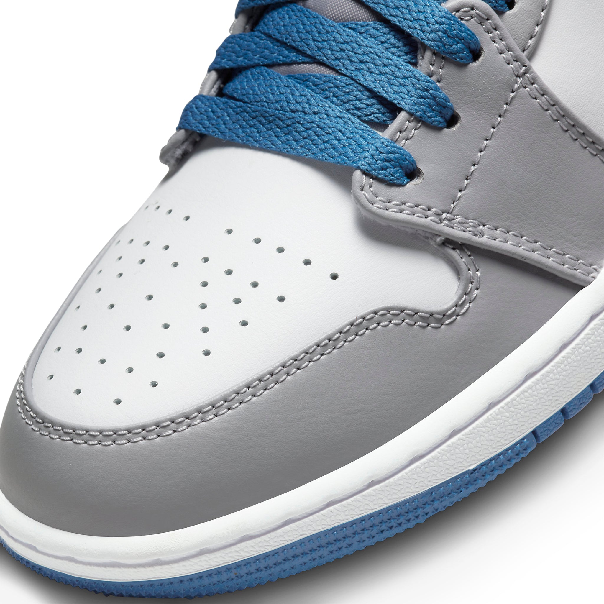 Air Jordan 1 Mid True Blue Cement - A highly sought-after sneaker option for sneakerheads.