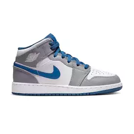 Air Jordan 1 Mid True Blue Cement (GS) - Shopping for Sneakers