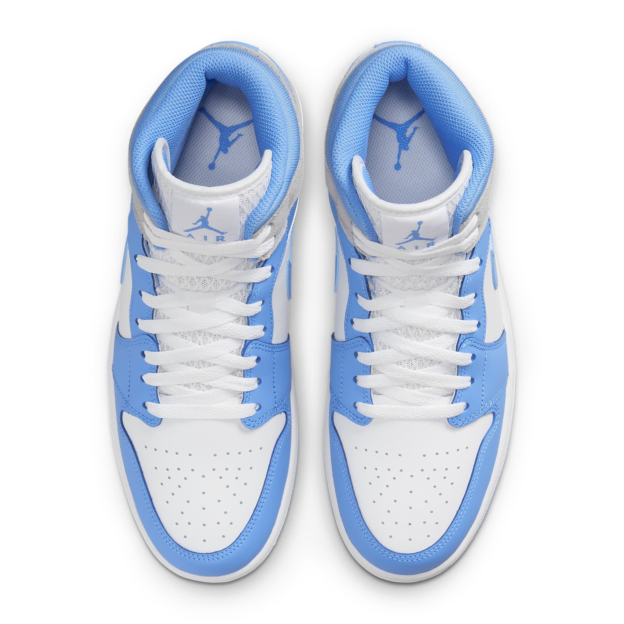 Air Jordan 1 Mid - University Blue Grey - Shop online