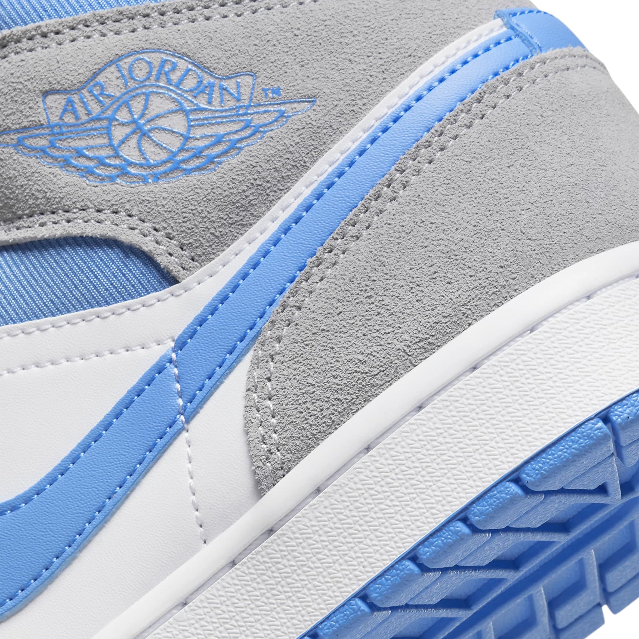 Air Jordan 1 Mid - University Blue Grey - Shop online