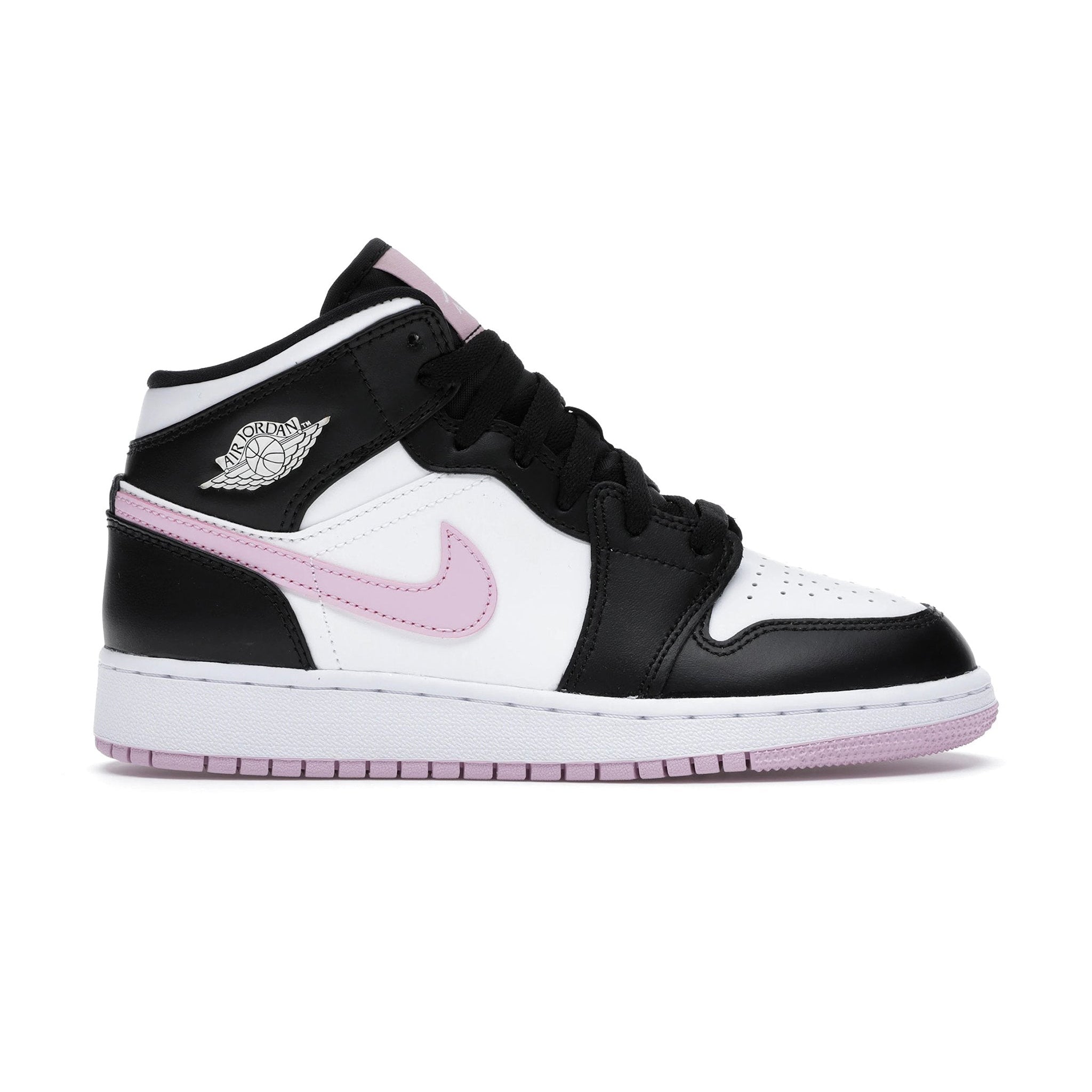 Air Jordan 1 Mid White Arctic Pink kids sneakers