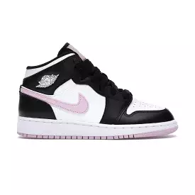 Air Jordan 1 Mid White Arctic Pink kids sneakers