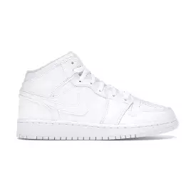 Air Jordan 1 Mid White GS