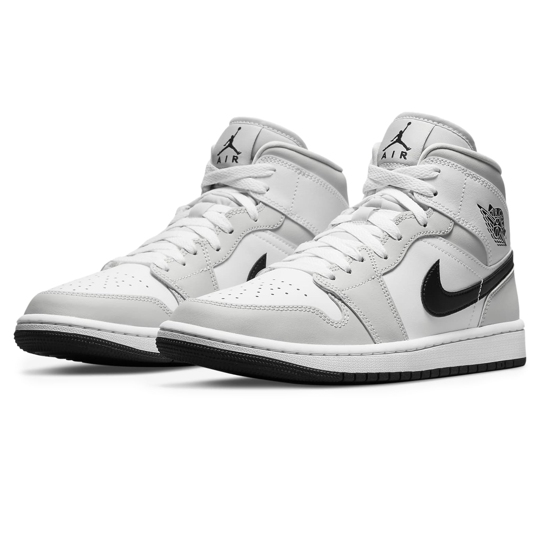 Air Jordan 1 Mid White Light Smoke Grey (W) - Buy now