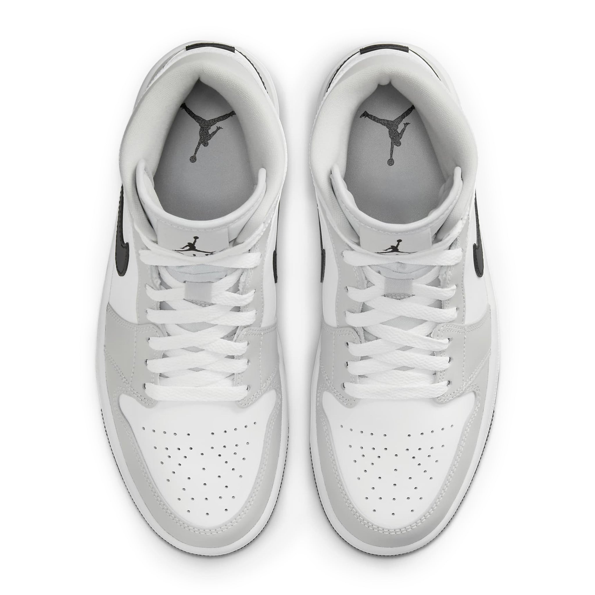 Air Jordan 1 Mid White Light Smoke Grey (W) - Buy now