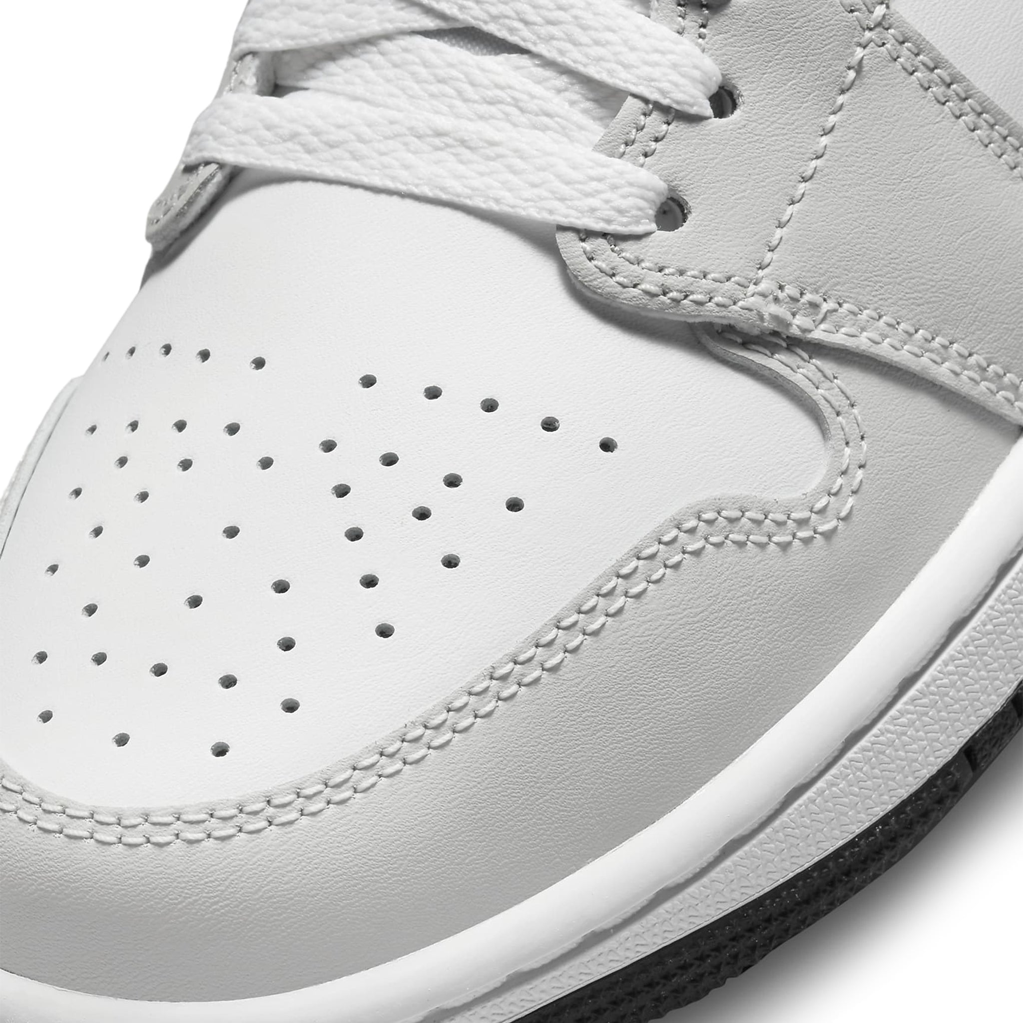 Air Jordan 1 Mid White Light Smoke Grey (W) - Buy now