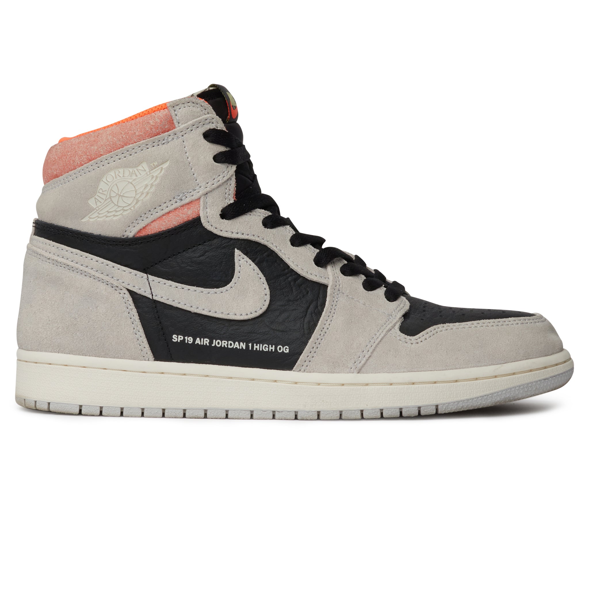 Air Jordan 1 Neutral Grey Hyper Crimson