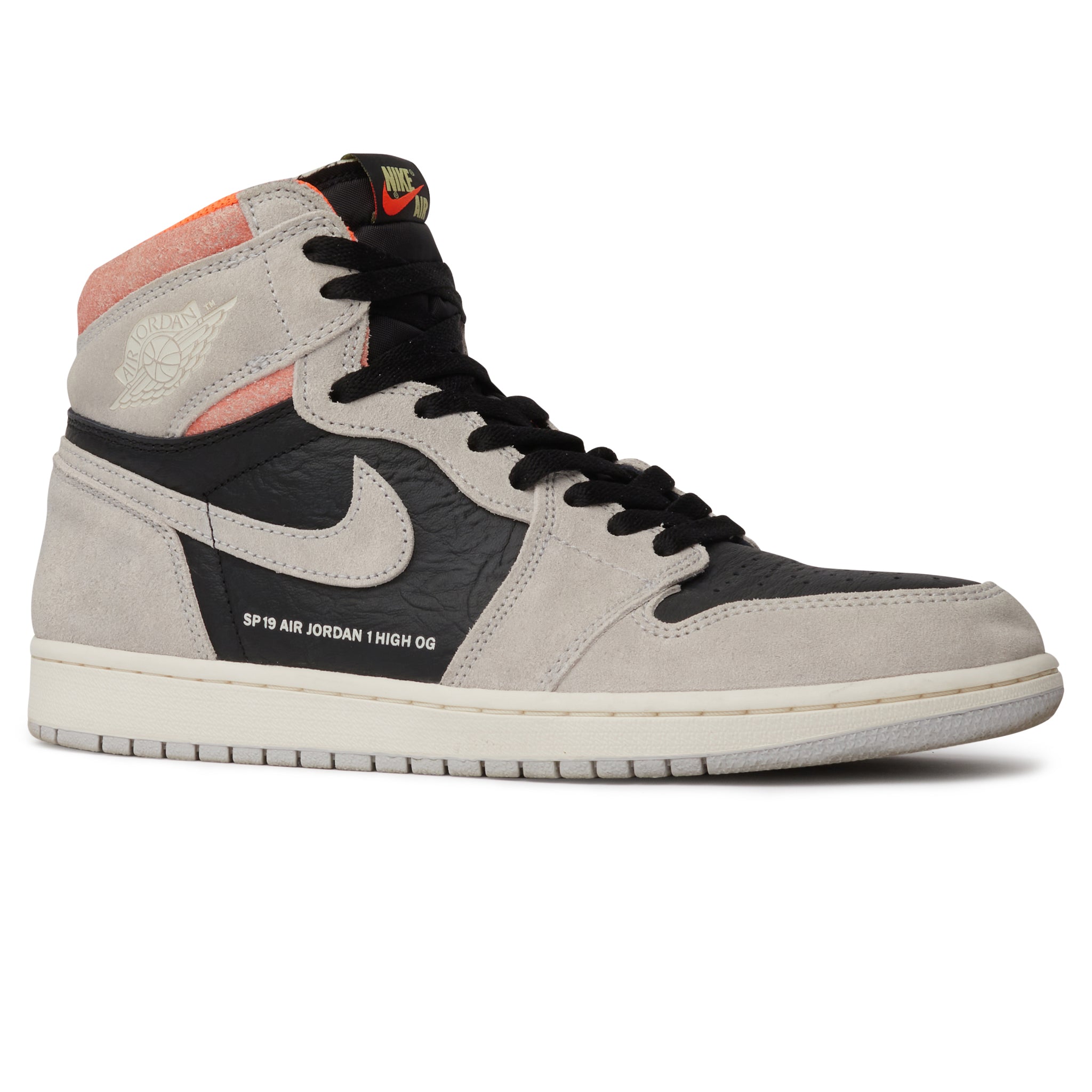 Air Jordan 1 Neutral Grey Hyper Crimson