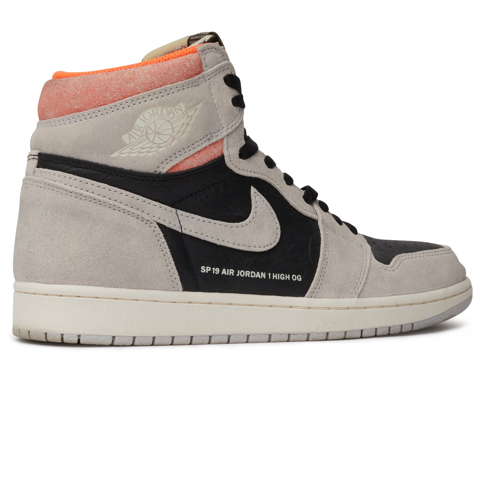 Air Jordan 1 Neutral Grey Hyper Crimson