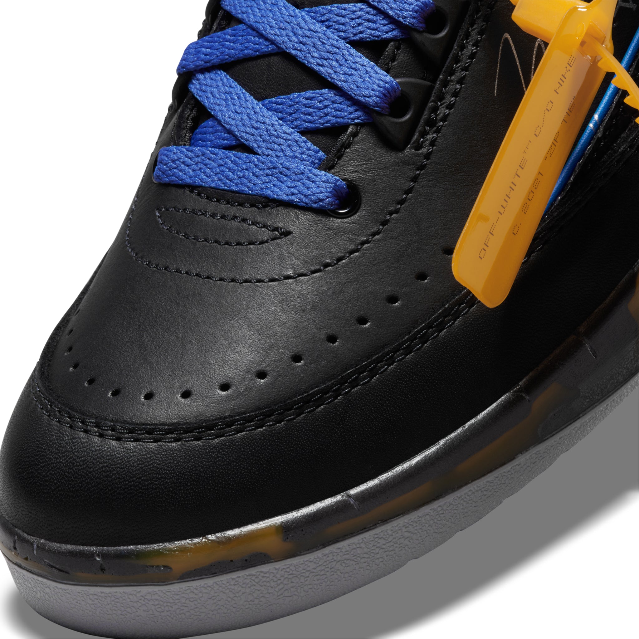 Air Jordan 2 Off-White Retro Low Black Blue - Buy Online