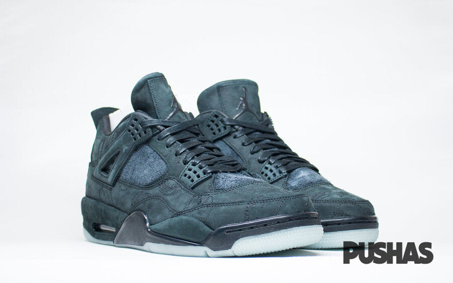 Air Jordan 4 KAWS Black 2017 for Sale.