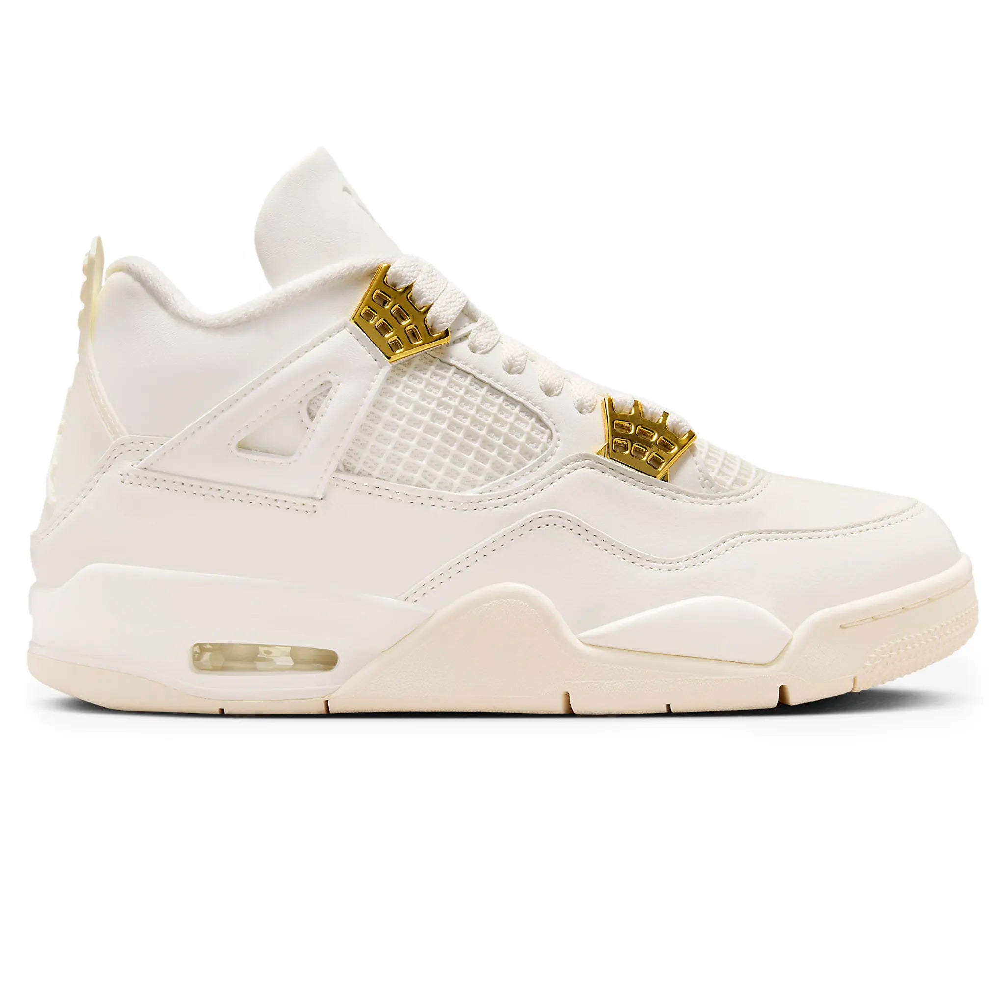 Air Jordan 4 Retro Sail Metallic Gold Women