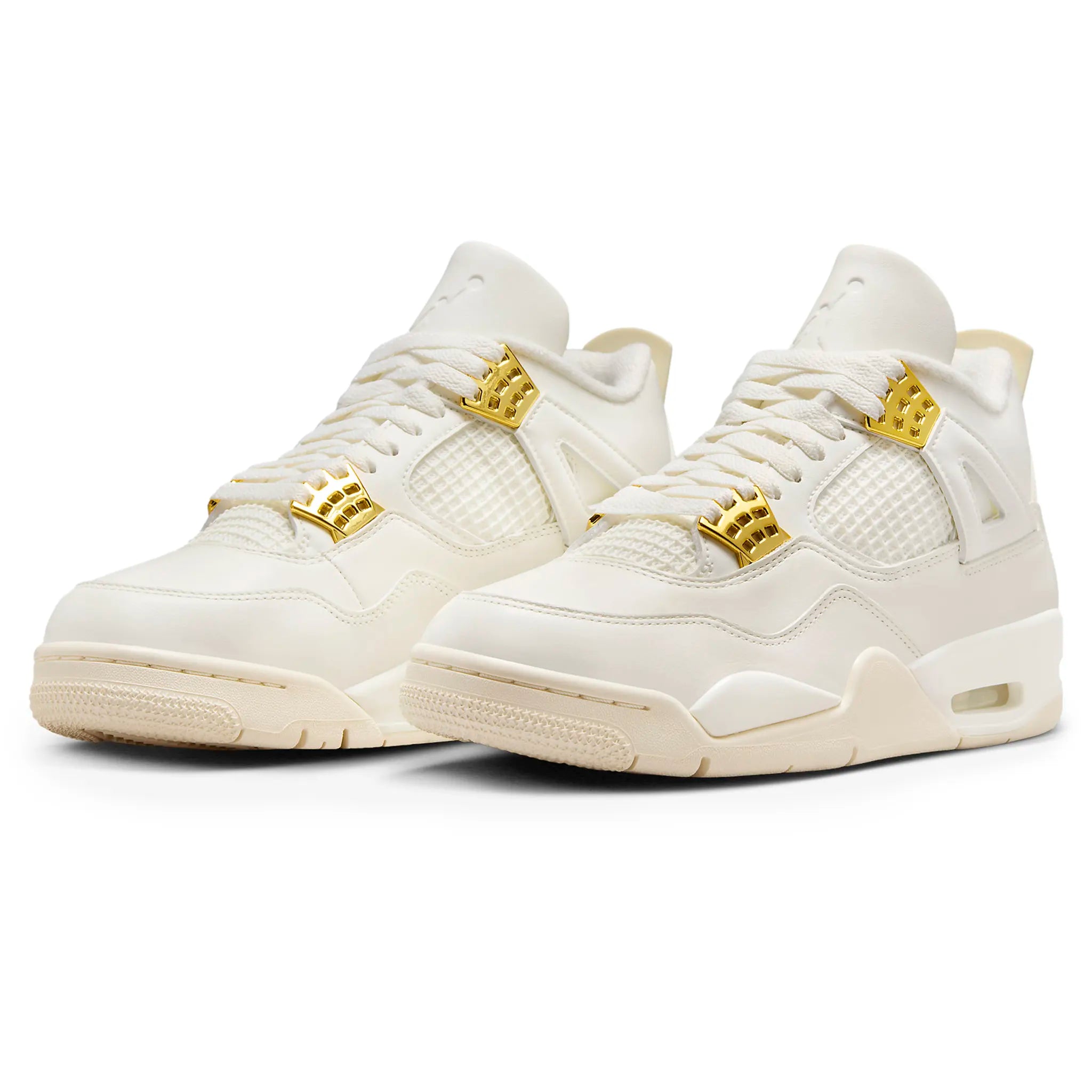 Air Jordan 4 Retro Sail Metallic Gold Women