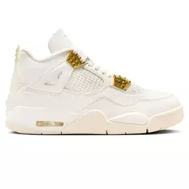 Air Jordan 4 Retro Sail Metallic Gold Women