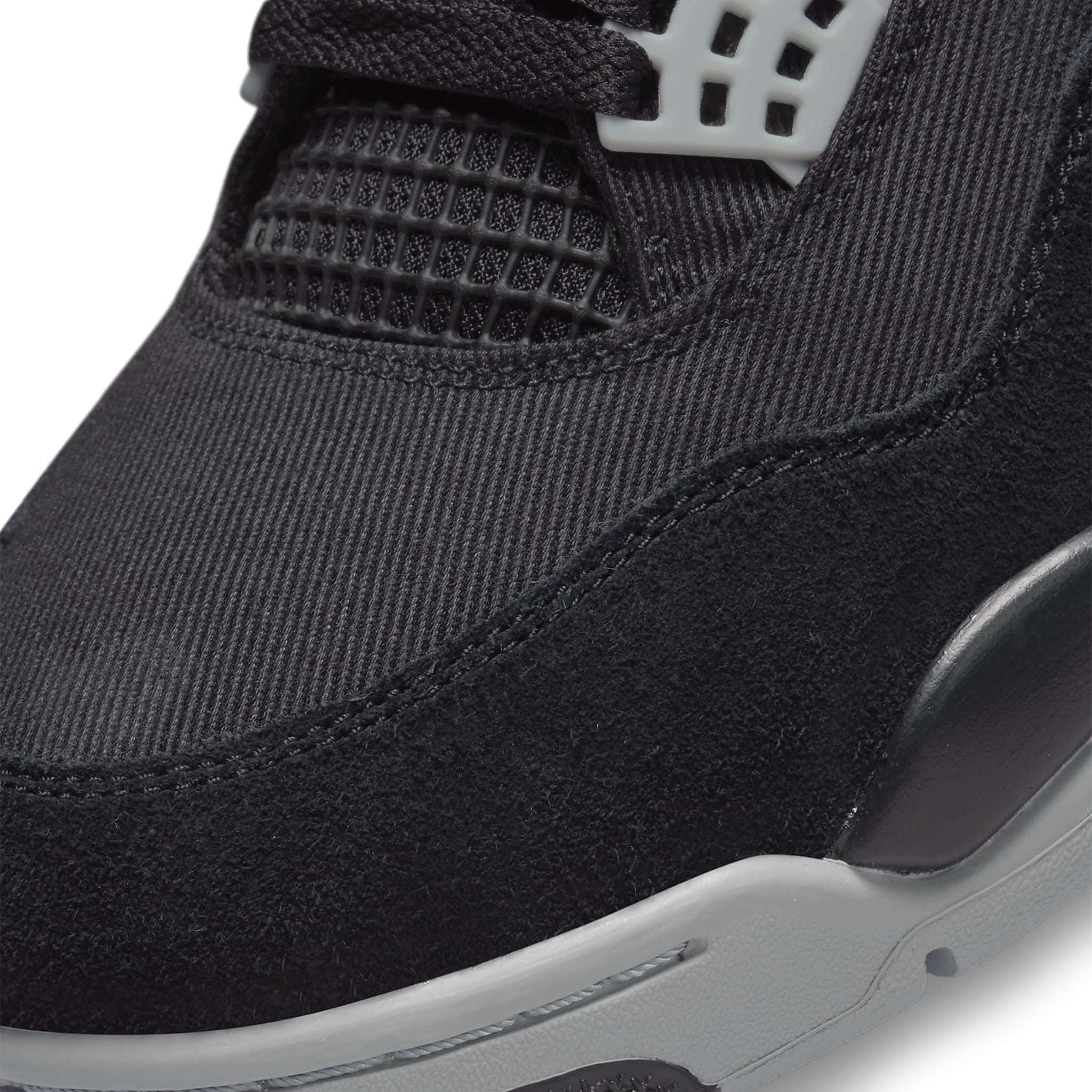 Air Jordan 4 SE Black Canvas sneakers