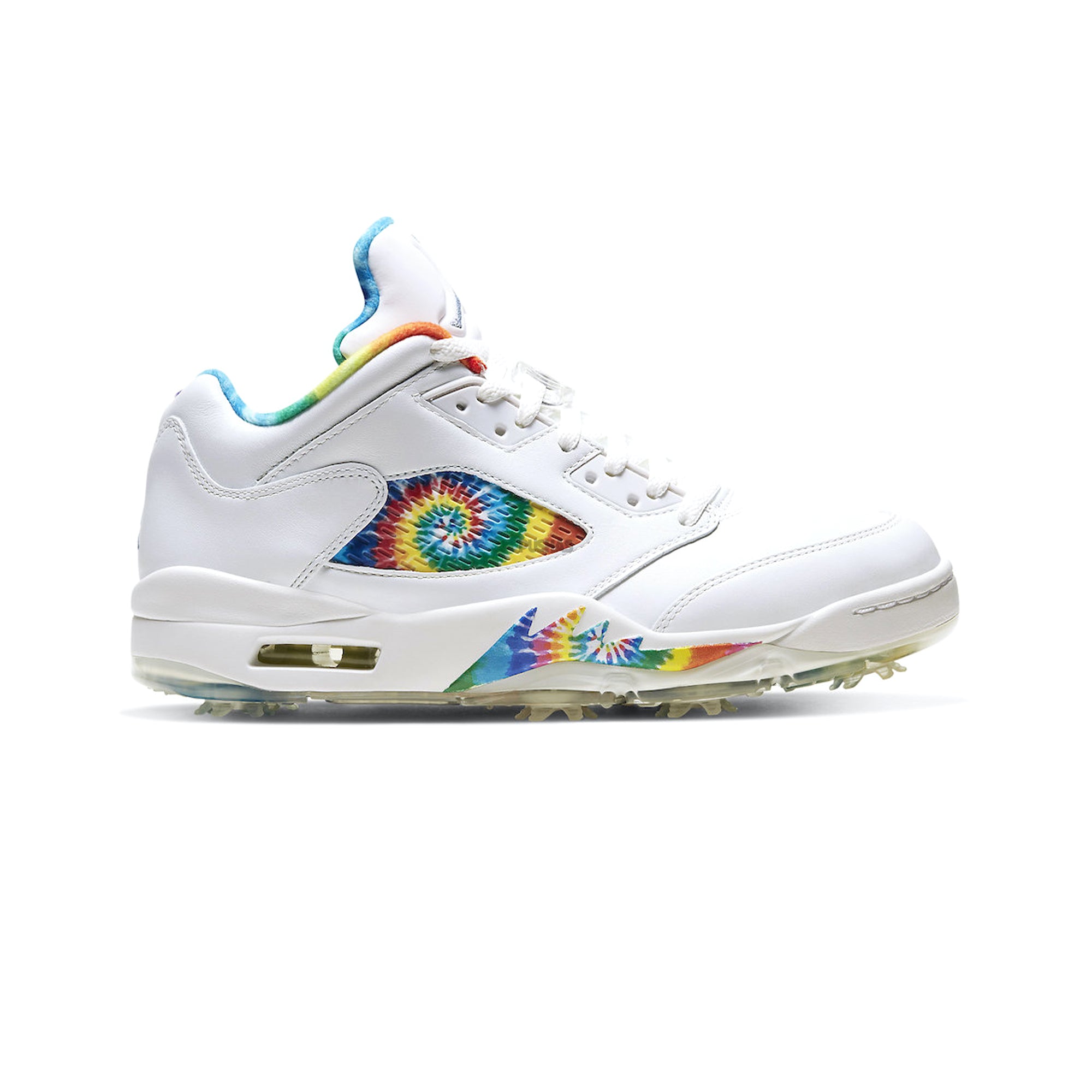 Air Jordan 5 Retro Low Golf 'Tie Dye' 2020 - Trendy and Stylish Golf Shoes.