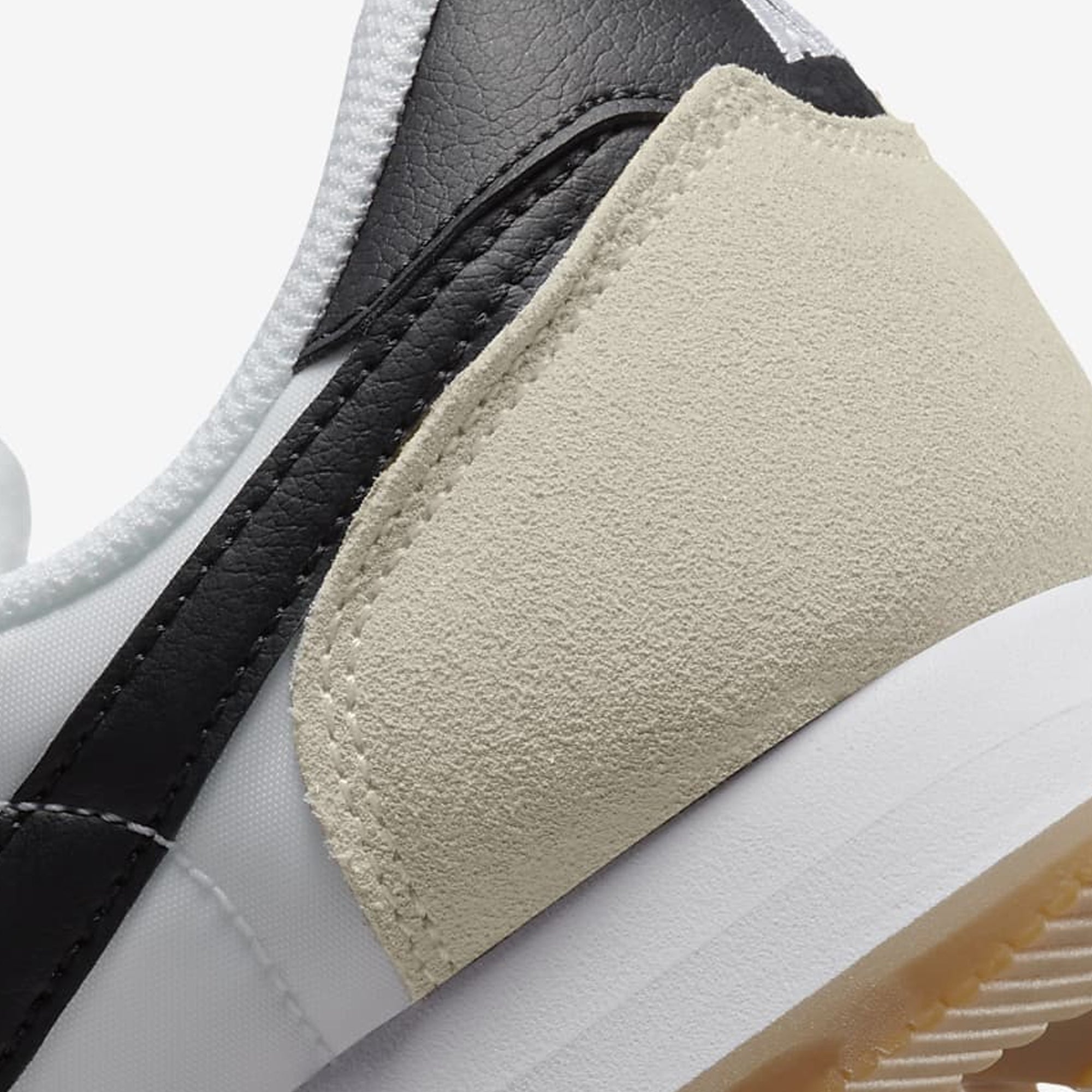 Air Pegasus 83 shoes in white, black, and gum light brown color