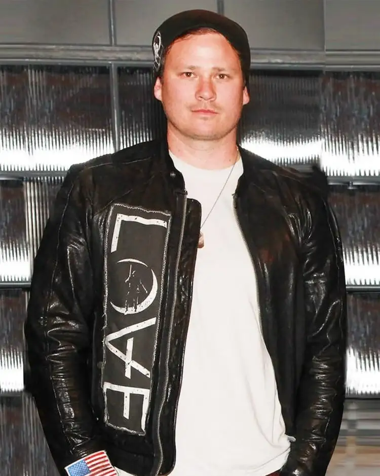 Tom Delonge Leather Jacket by Angels and Airwaves - William Jacket