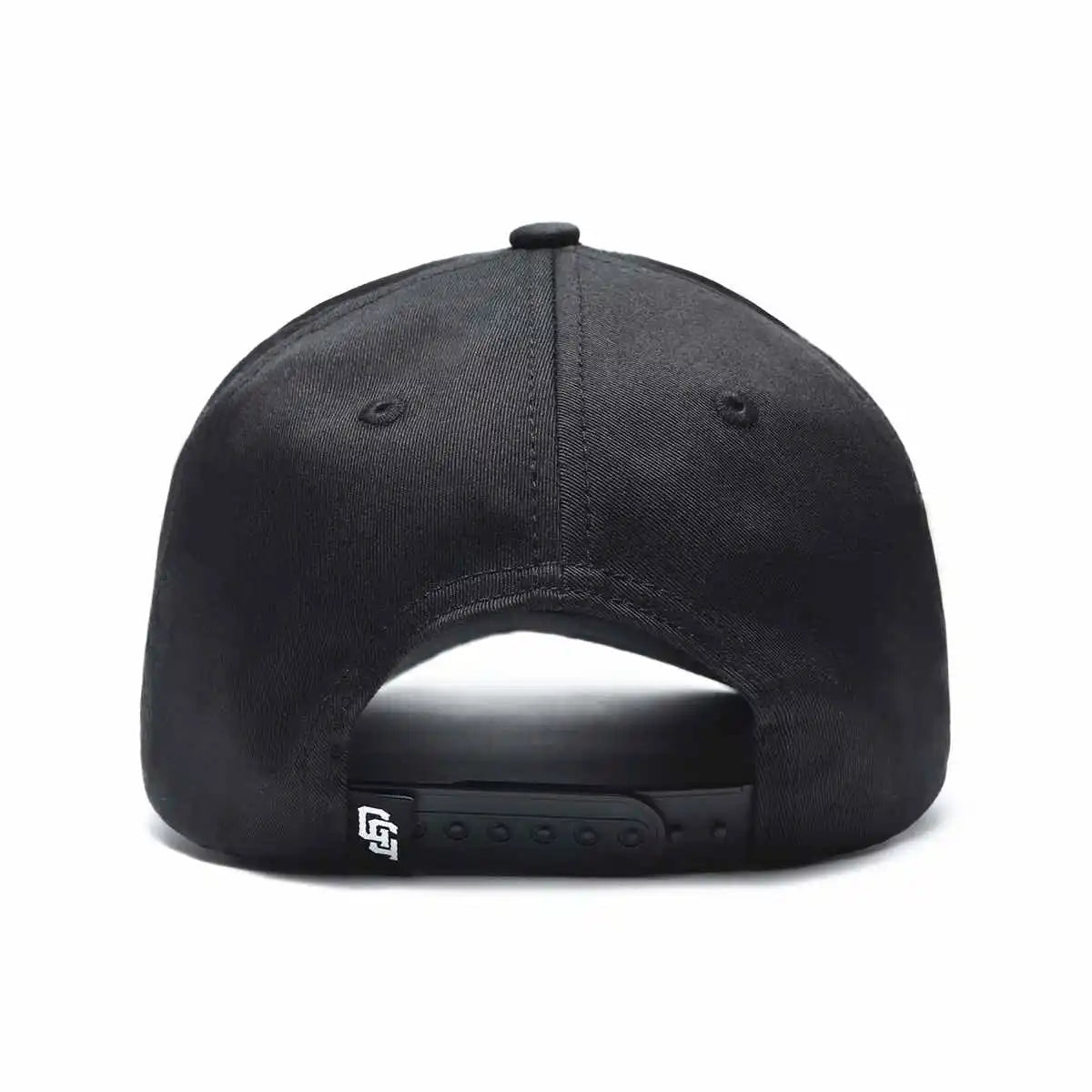 Angry Golfer Golf Hat - Black SnapBack with Curved Brim