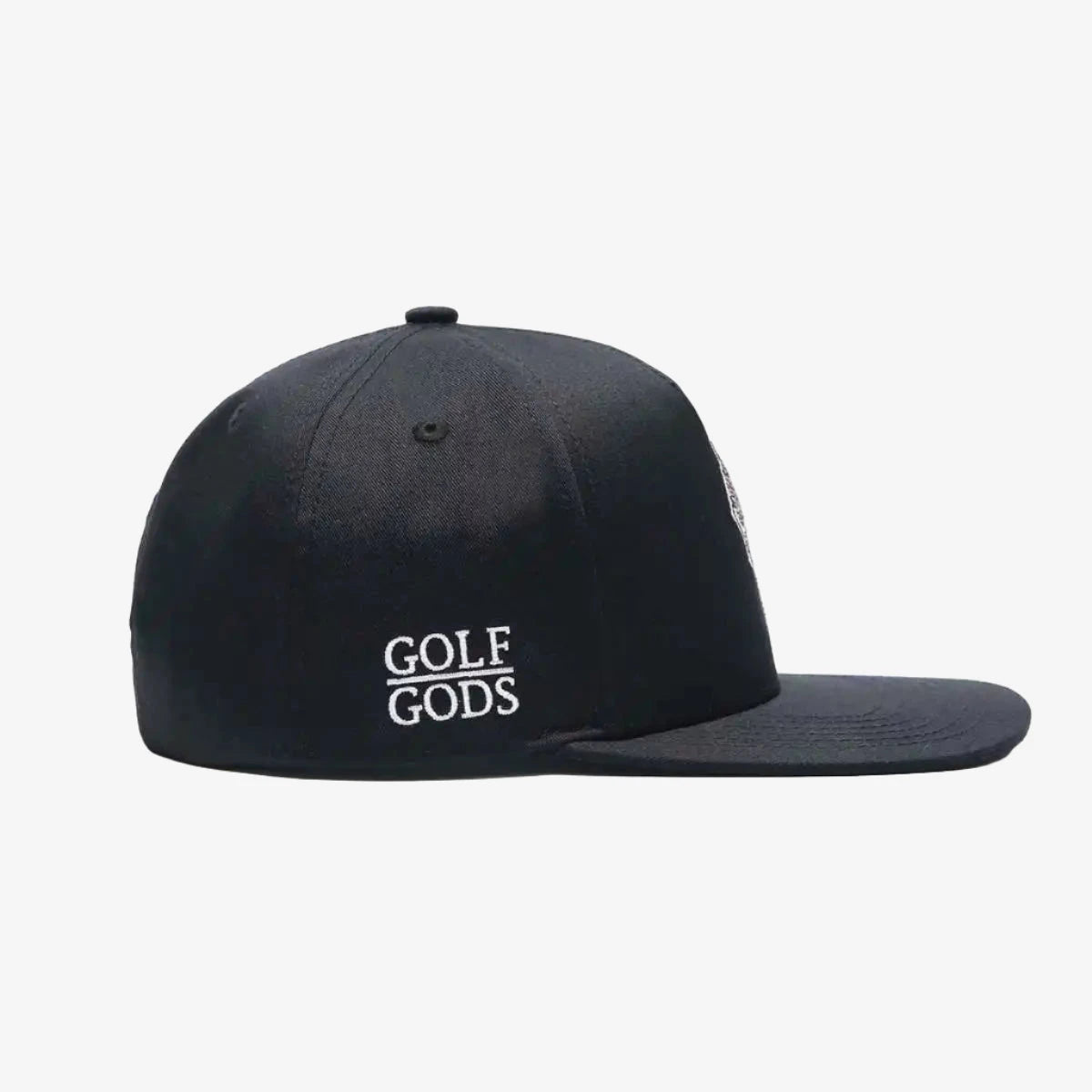 Angry Golfer Golf Hat - Flat Brim, Black SnapBack Hat