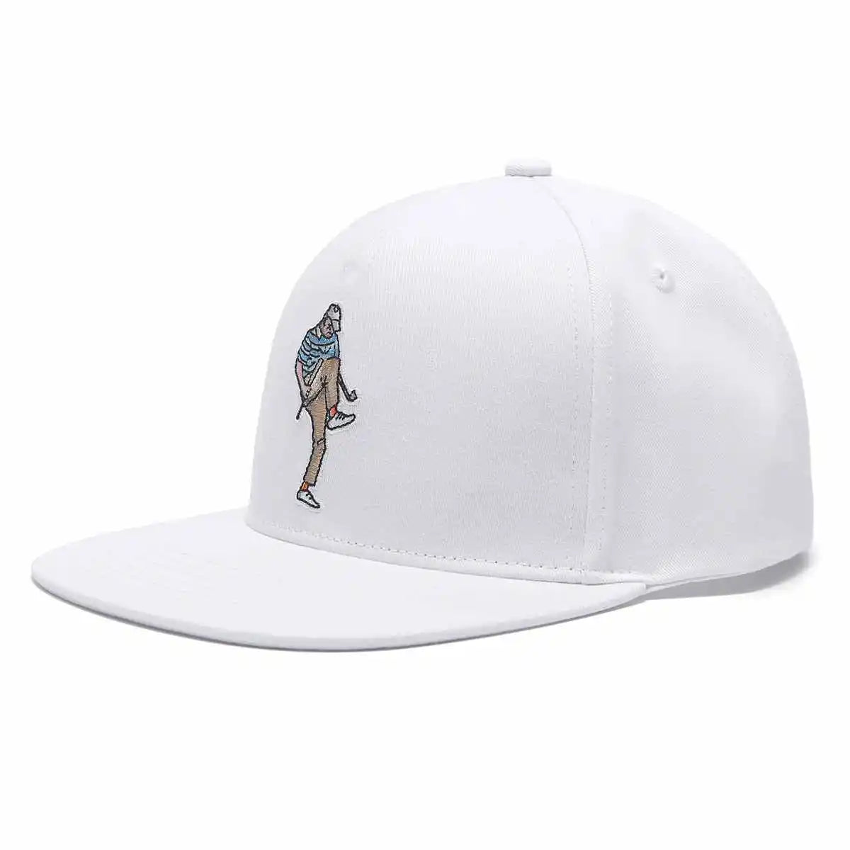 Angry Golfer SnapBack Golf Hat - Flat Brim