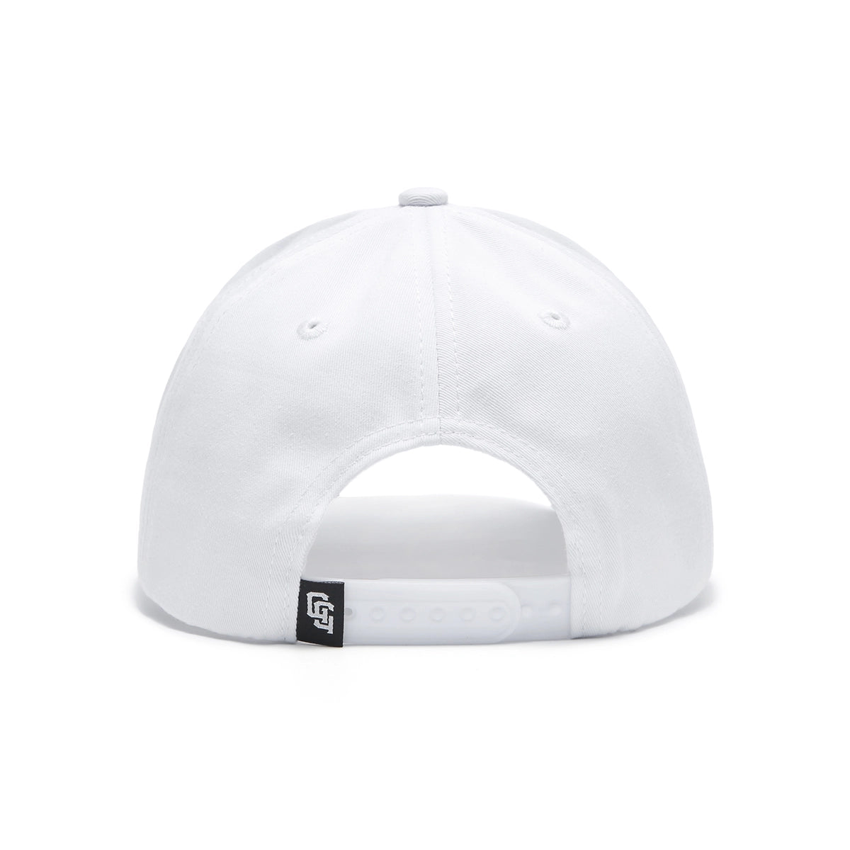 Angry Golfer SnapBack Golf Hat - White Curved Brim