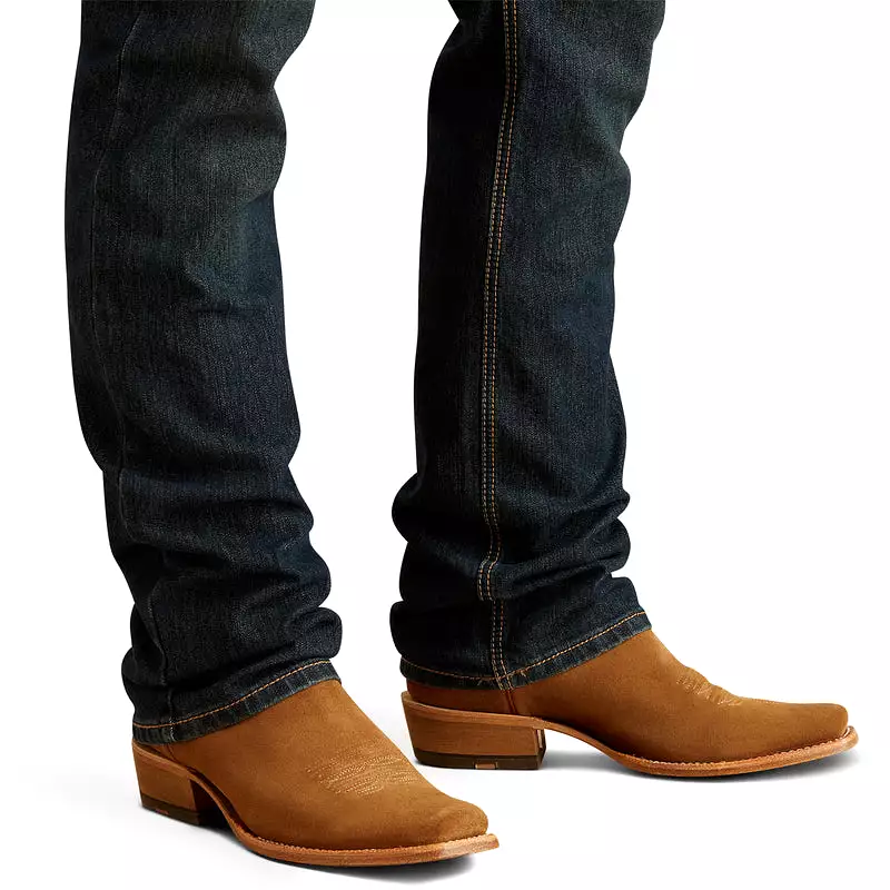 Ariat Men's M4 Ray Blackstone Boot Cut - Mid Rise and Relaxed Fit, with Stretch.