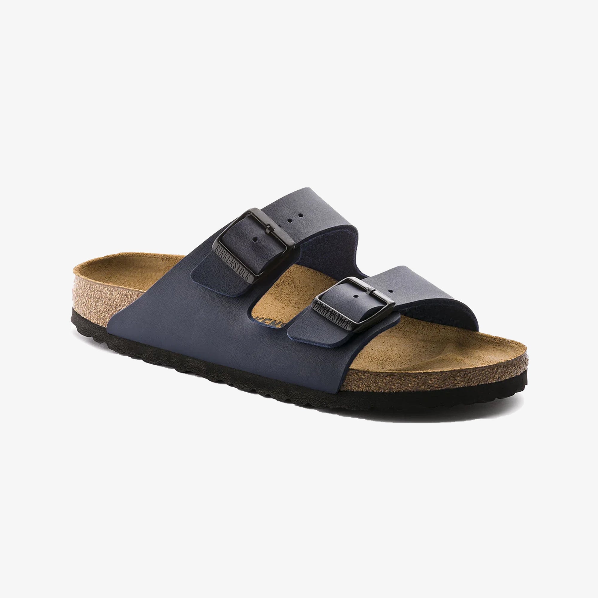 Arizona Birko-Flor Blue Sandals - Shop Now