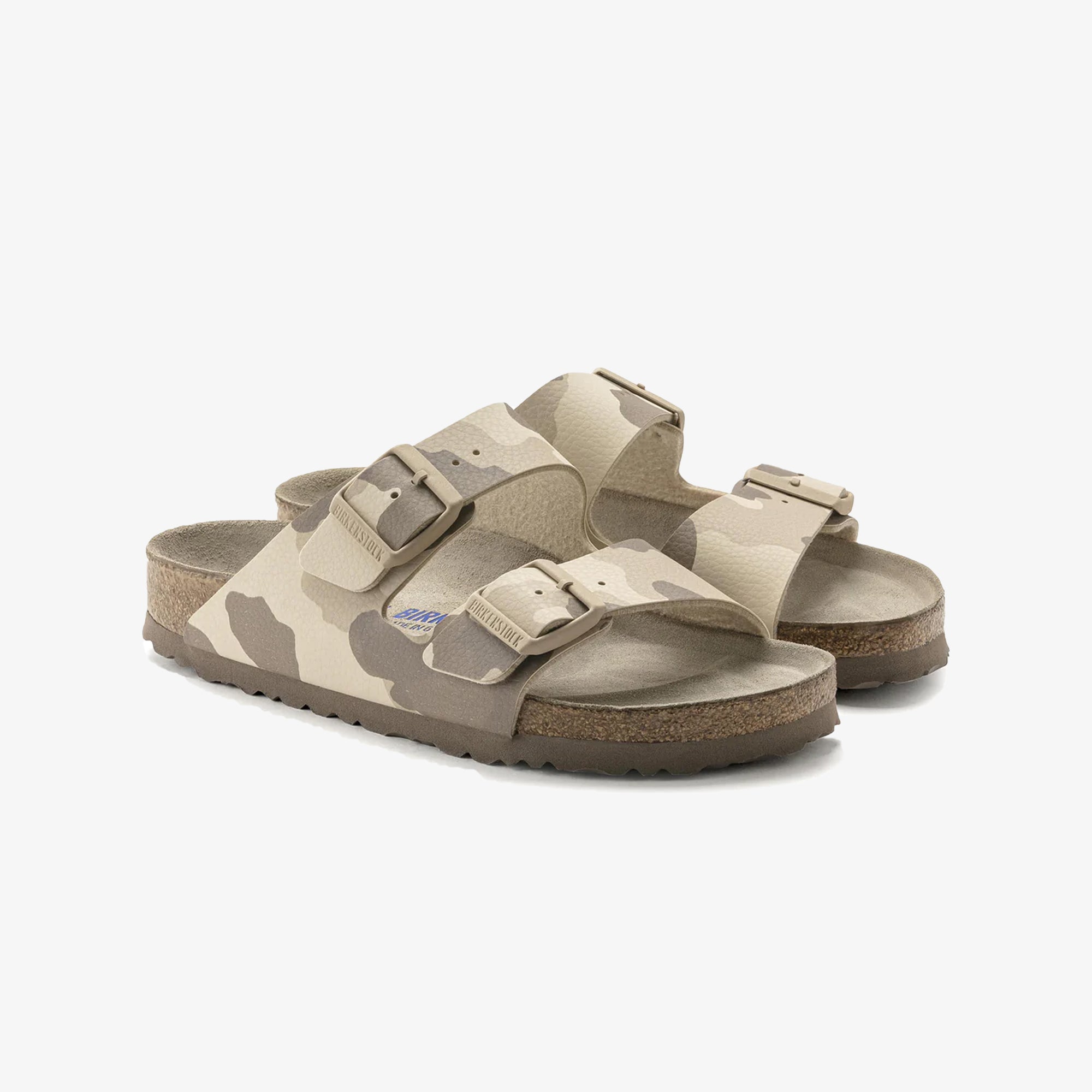 Arizona Sandal - Multi/Desert Soil Grey Soft Footbed Birko-Flor