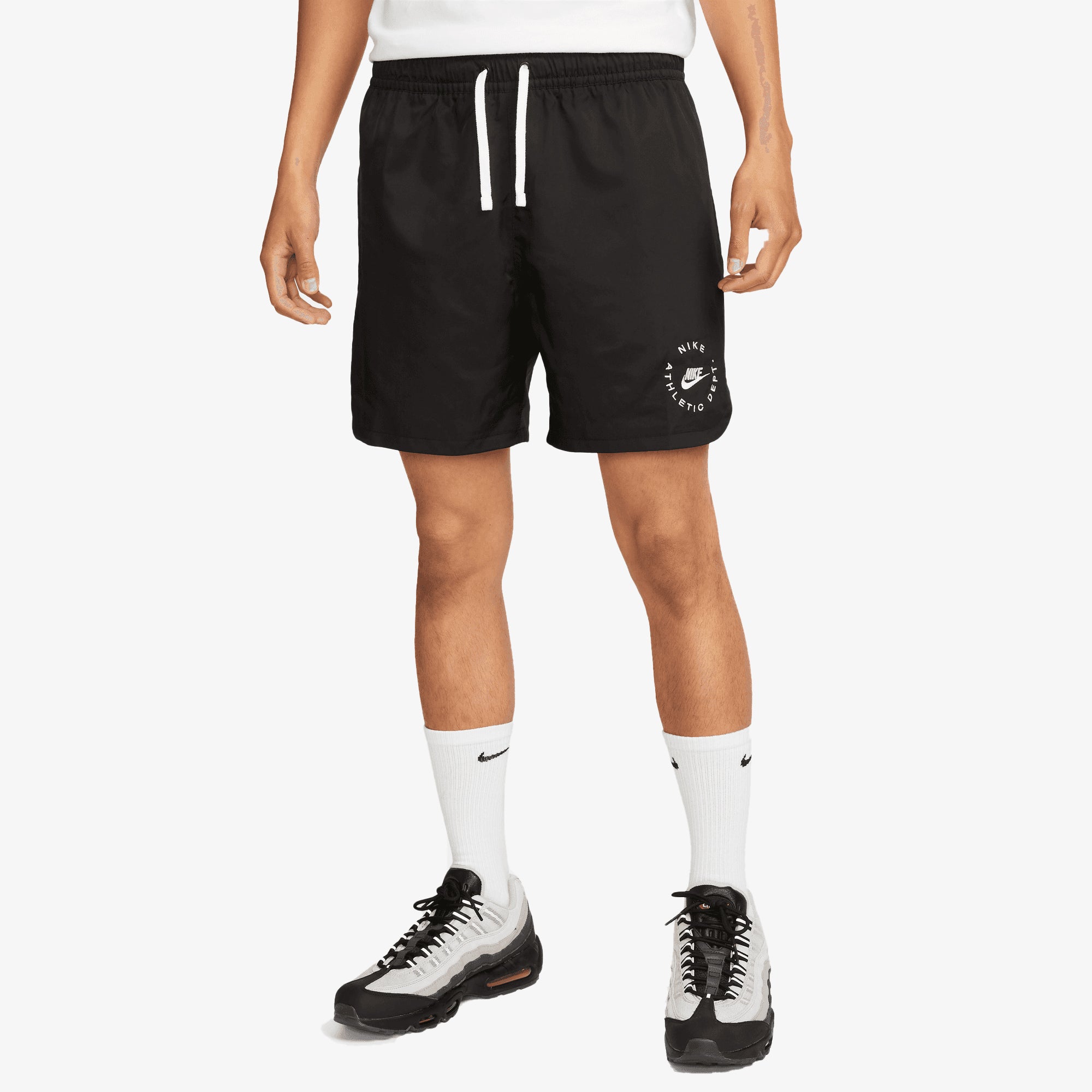 AS M NK WVN LND FLOW SHORT NCP 'BLACK/WHITE' can be rewritten as Nike Woven Land Flow Short NCP Black/White.