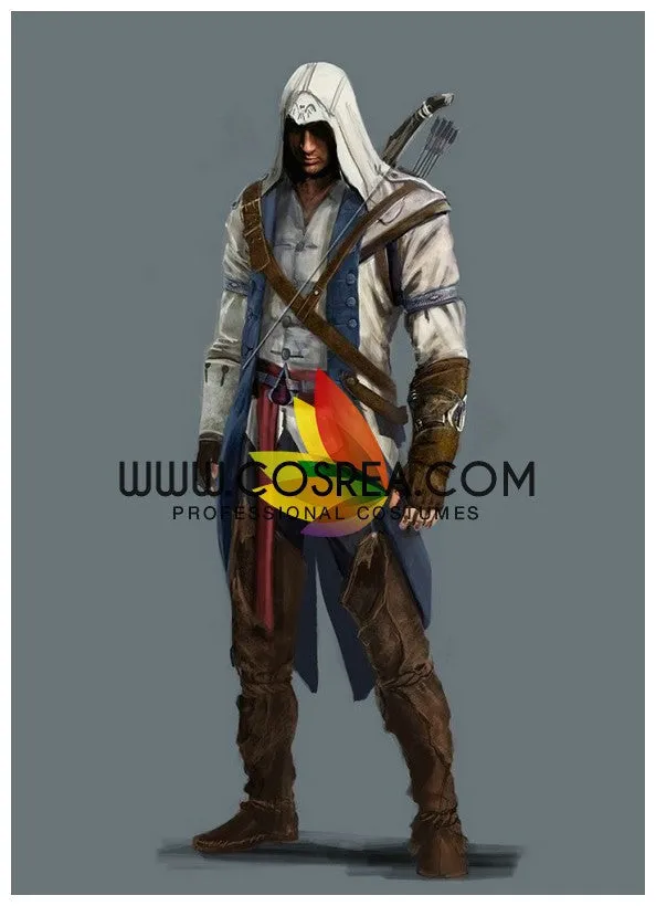 Assassin's Creed III Connor White Version Cosplay Costume