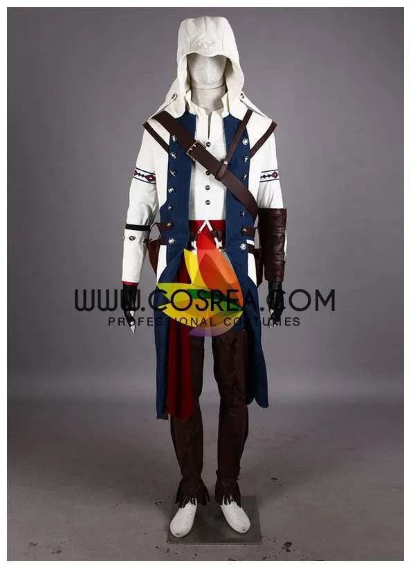 Assassin's Creed III Connor White Version Cosplay Costume