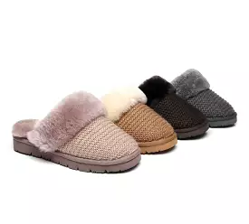 Australian Shepherd Women's UGG Sheepskin Wool Slipper - Linden