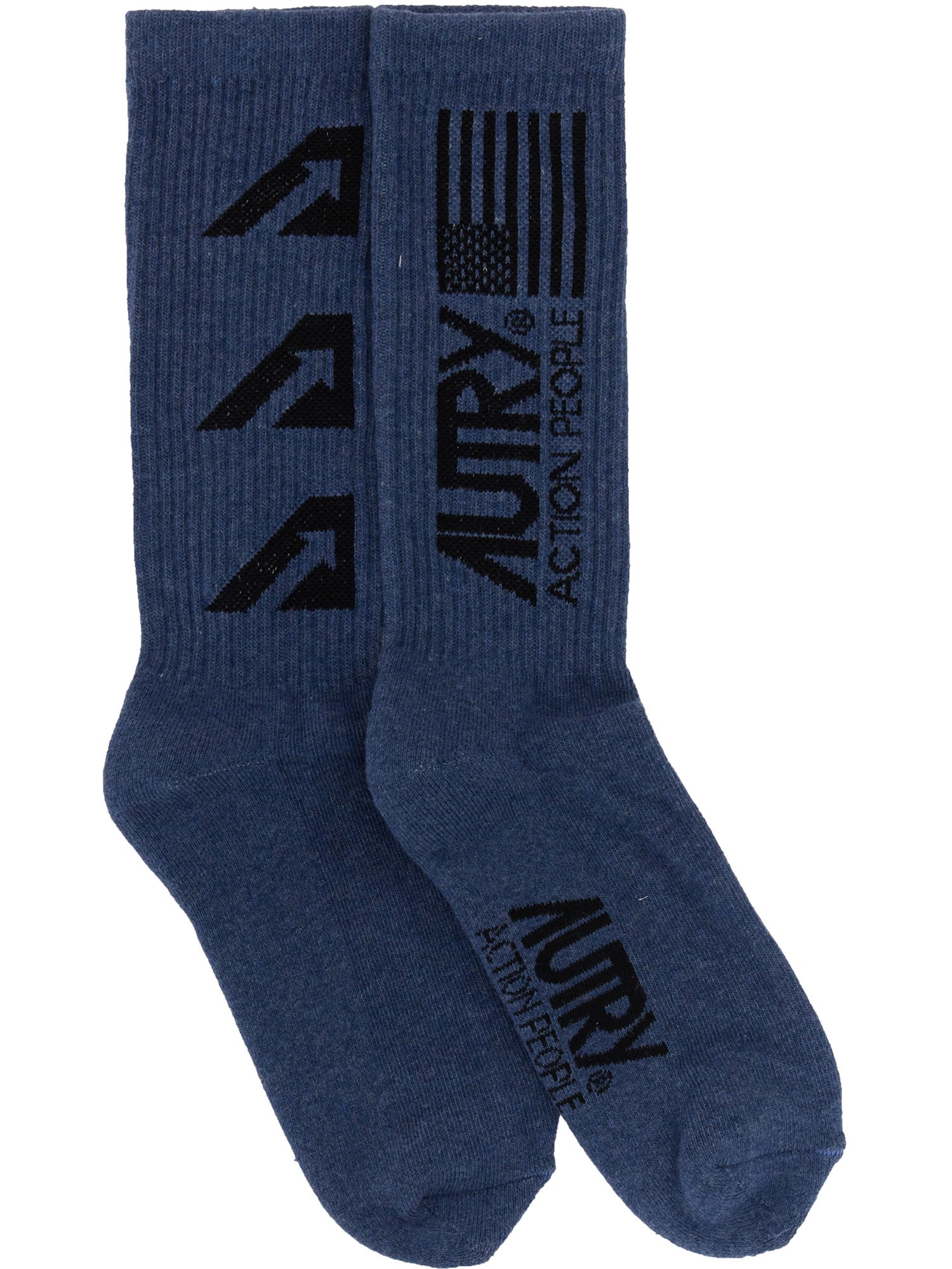 Autry Cotton Sock with Jacquard Logo