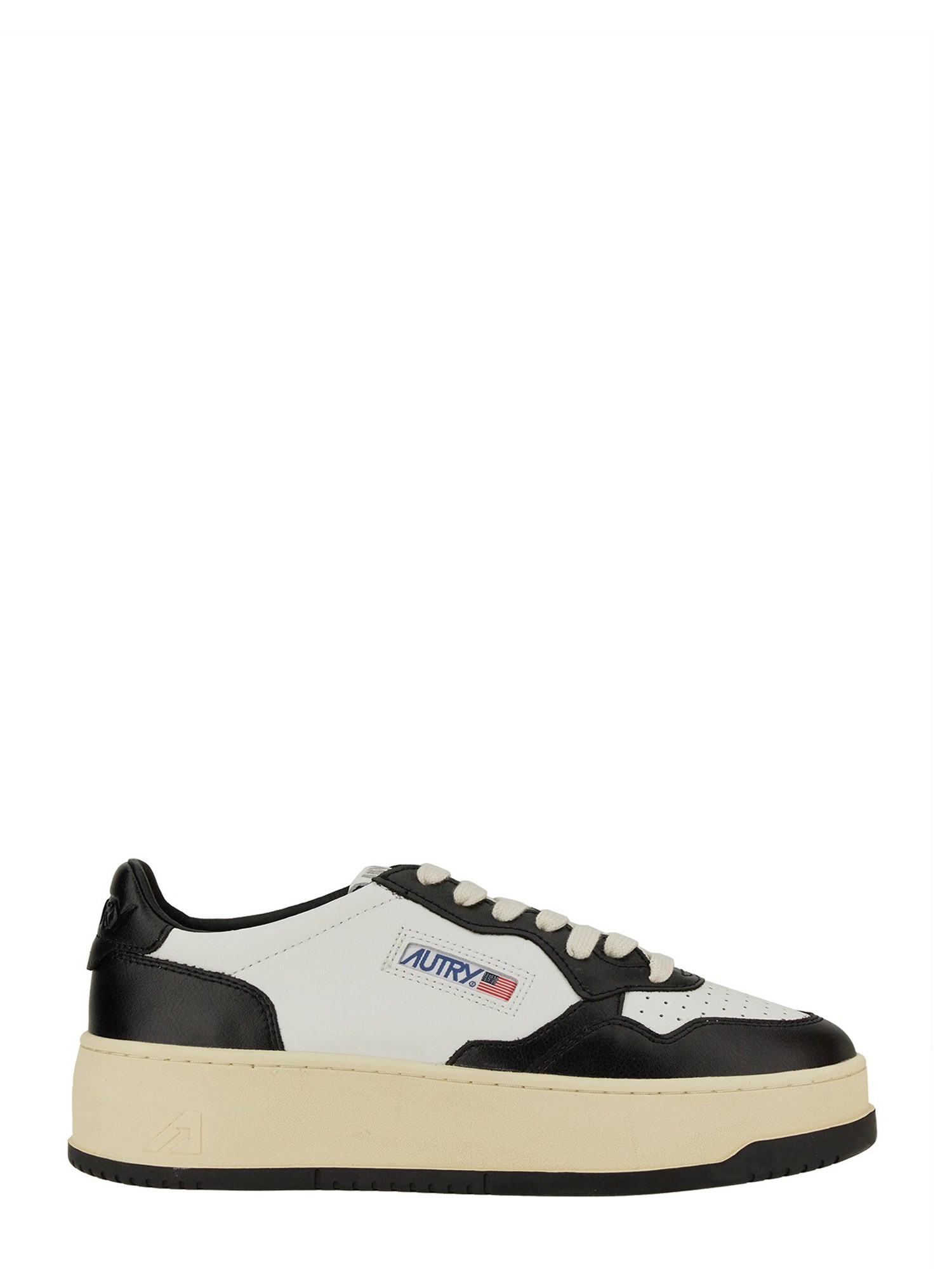 Autry Leather Medalist Platform Low Sneakers