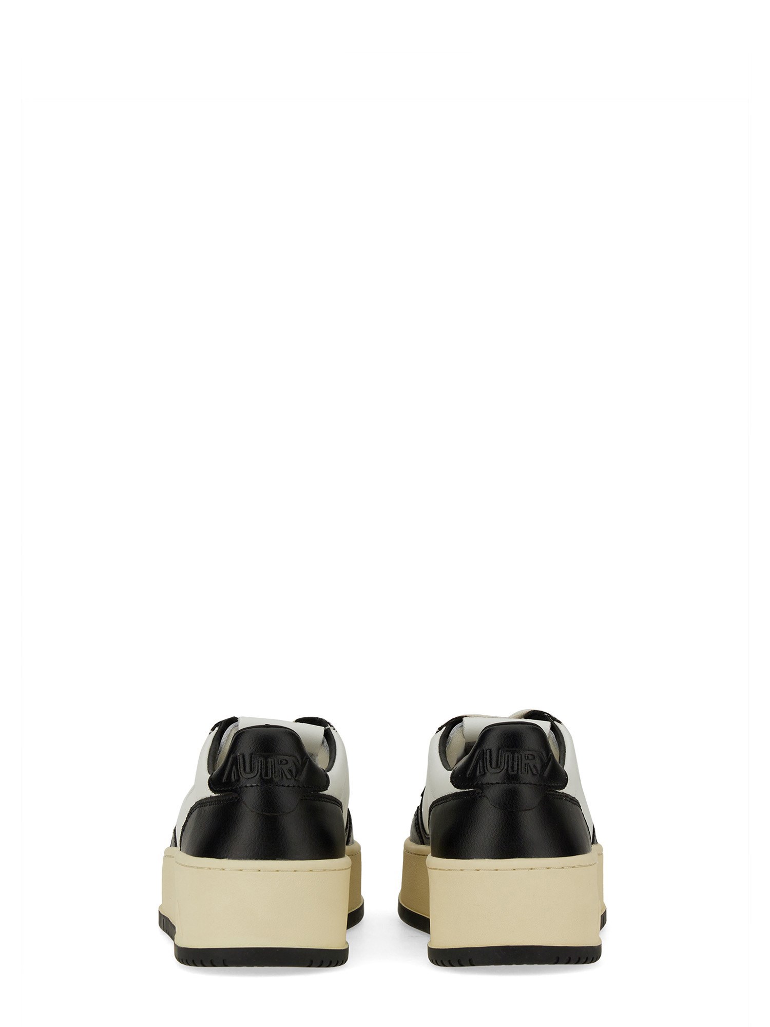 Autry Leather Medalist Platform Low Sneakers