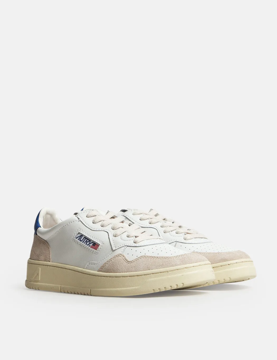 Autry LS34 Trainers (White) - Leather/Suede