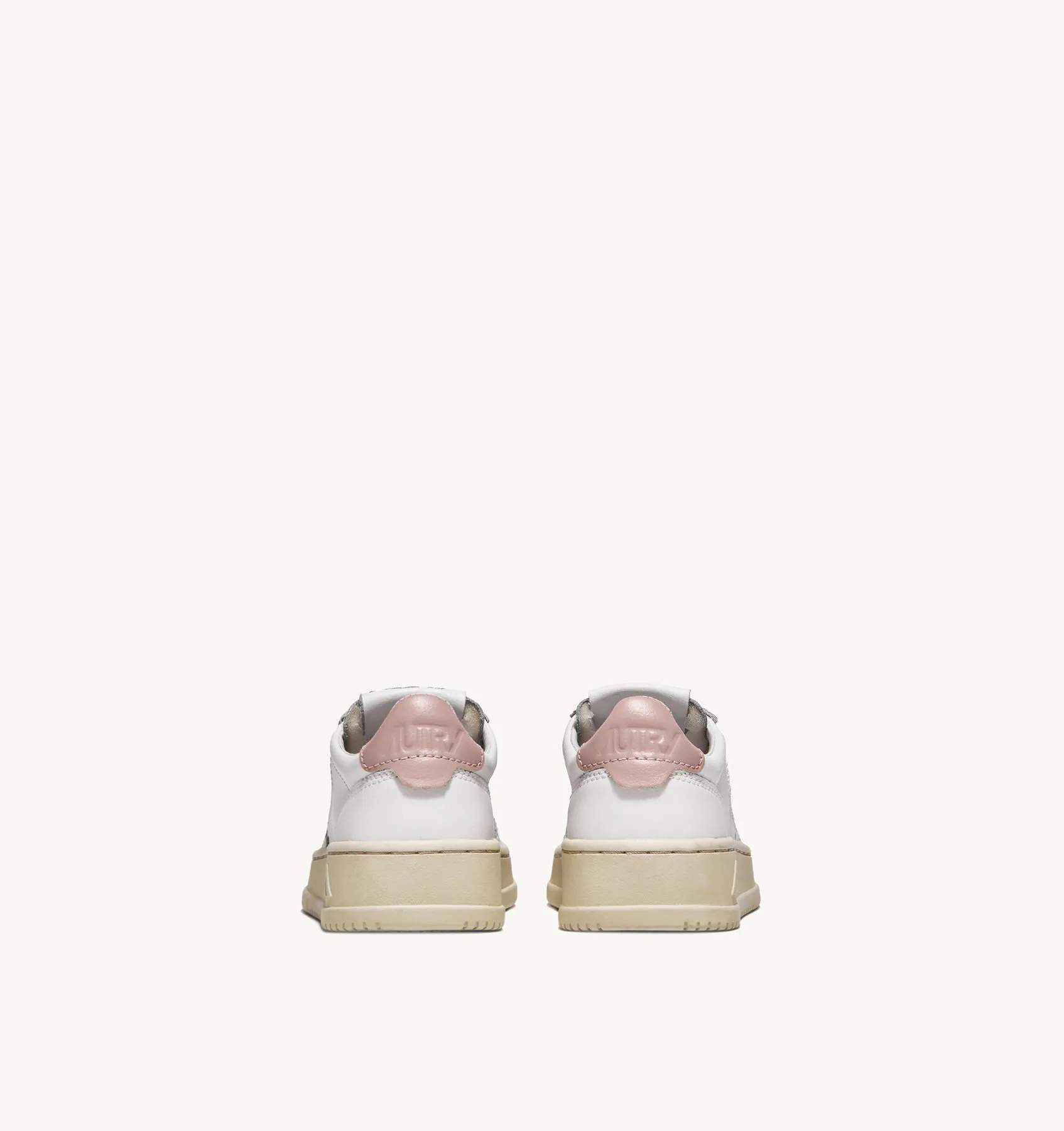 Autry Sneakers Kids Medalist Low White Pink Leather